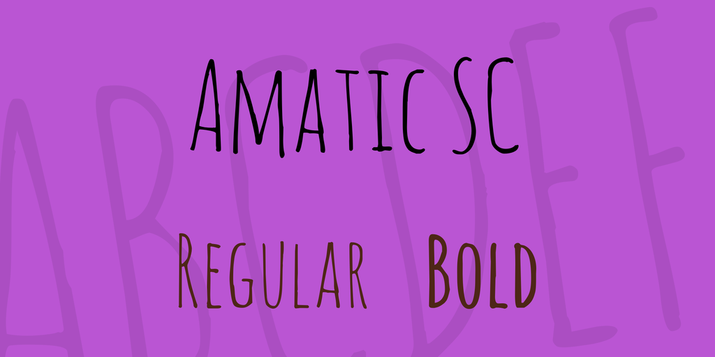 download amatic sc for photoshop