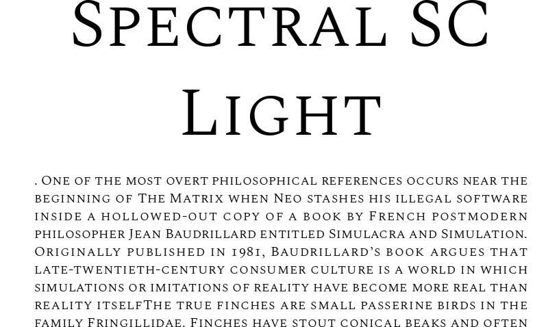 Spectral Sc Font Download For Web Or Photoshop