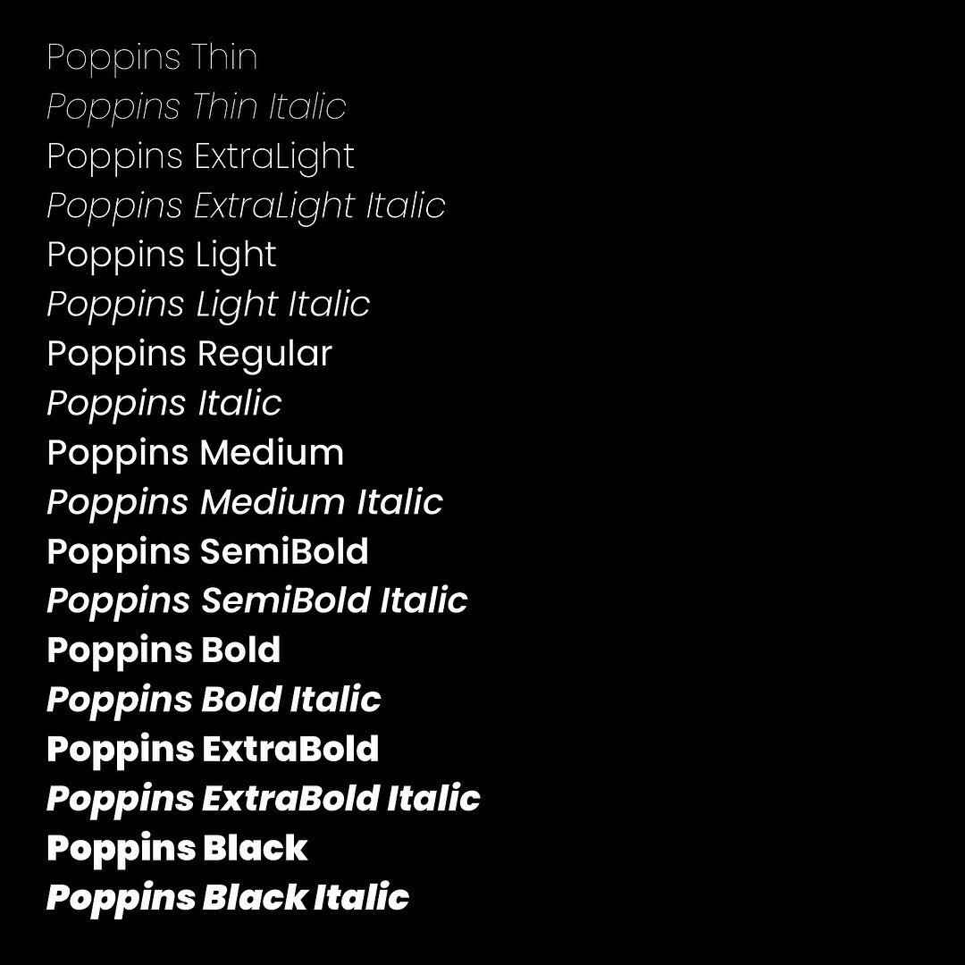 Poppins Font Download For Web Or Photoshop