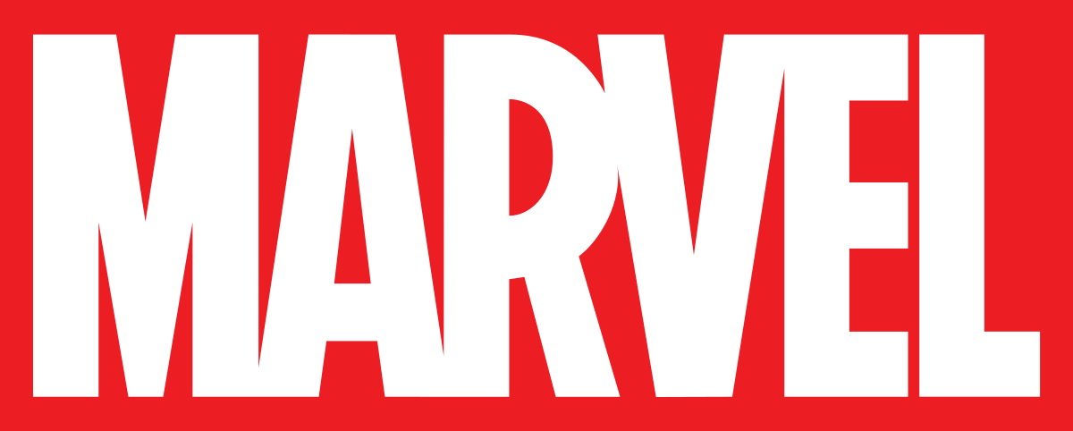 Пример начертания шрифта Marvel