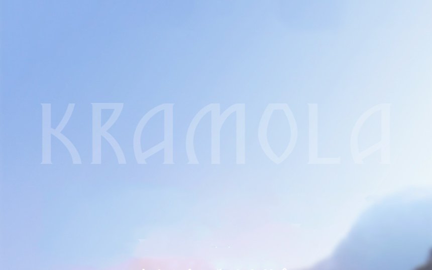 Пример начертания шрифта Kramola