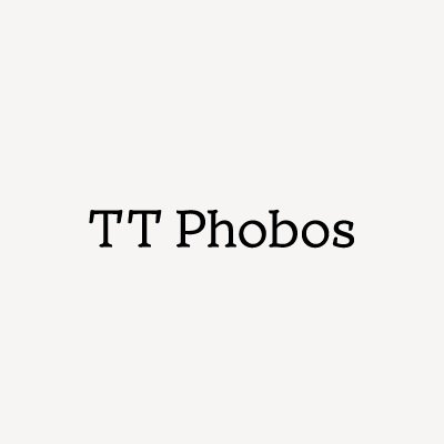 Пример начертания шрифта TT Phobos