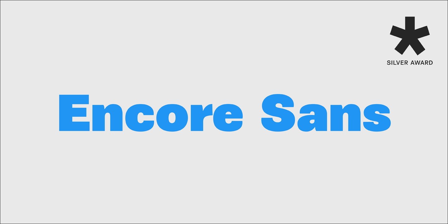 Пример начертания шрифта PF Encore Sans Pro