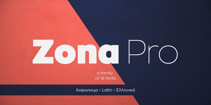 zona pro font free