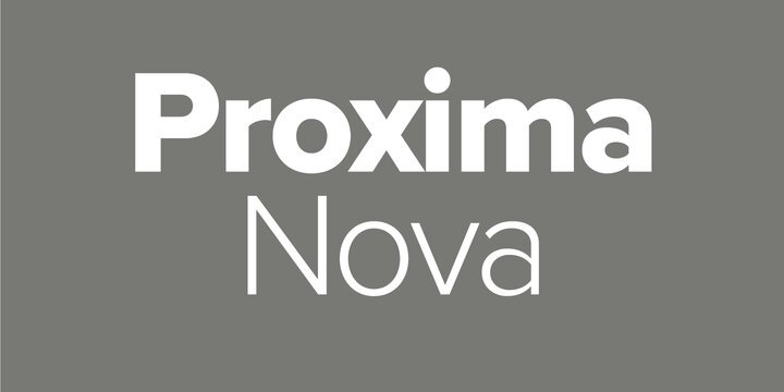 proxima nova alt font free download