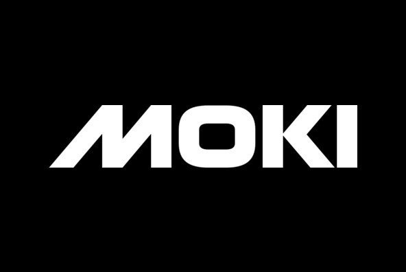Пример начертания шрифта Moki
