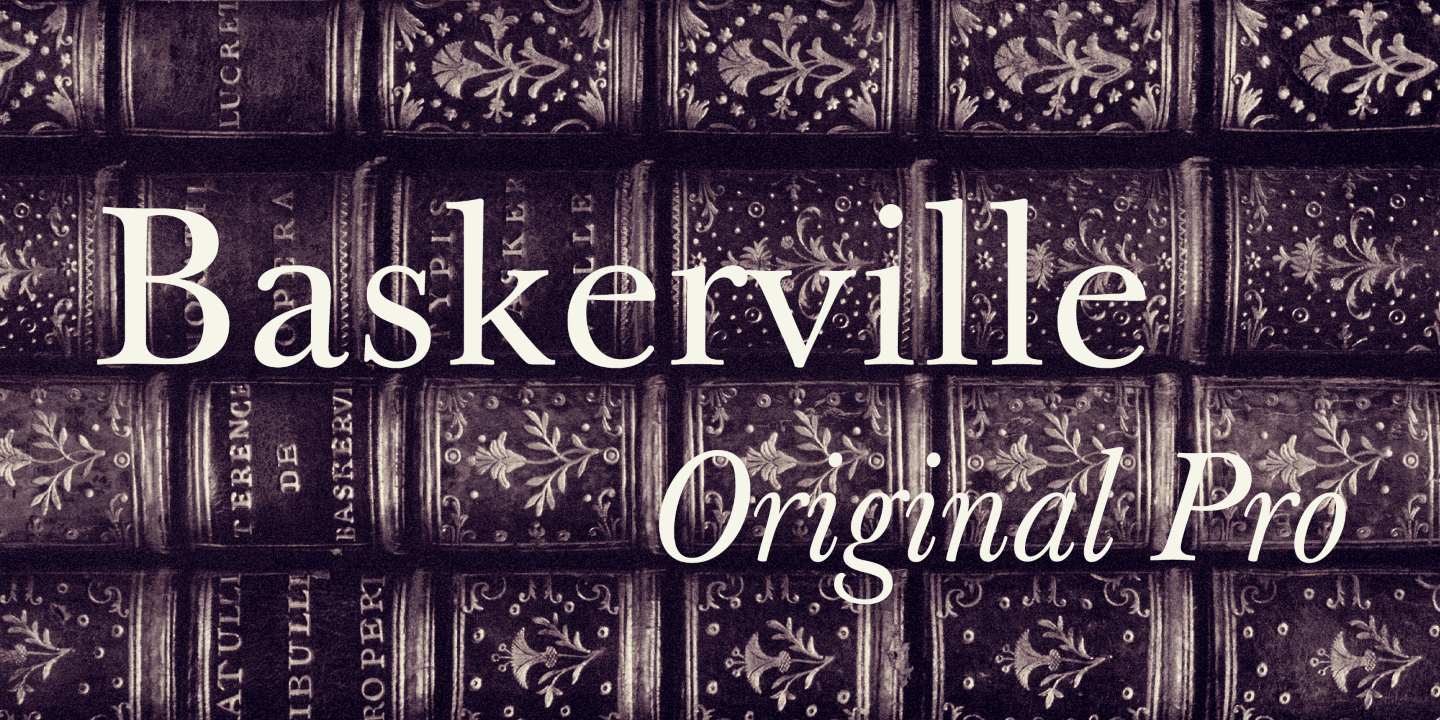 Пример начертания шрифта Baskerville Original Pro