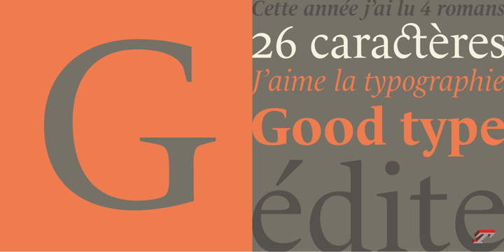 Пример начертания шрифта Le Monde Livre